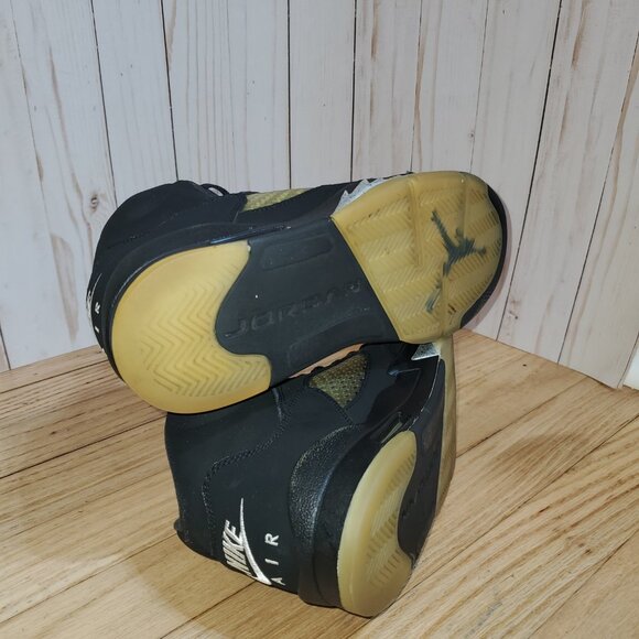 845036 003 Air Jordan 5 Retro OG BG 'Metallic' 7Y - Picture 5 of 6